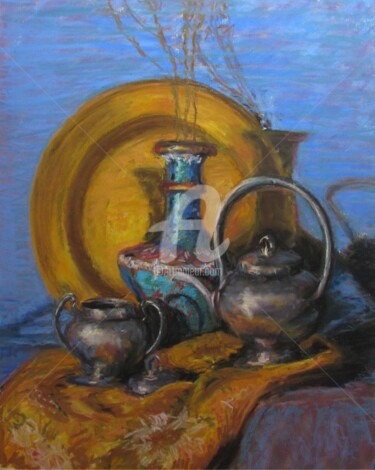 Brass and Pewter Still Life